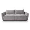 Canapea Extensibila Leto, 233x104x76-91 cm, Stofa, Gri picture - 1