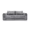 Canapea Extensibila Lil Buddy, 260x106x89 cm,  Stofa - Gri Metalic picture - 1