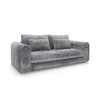 Canapea Extensibila Lil Buddy, 260x106x89 cm,  Stofa - Gri Metalic picture - 2