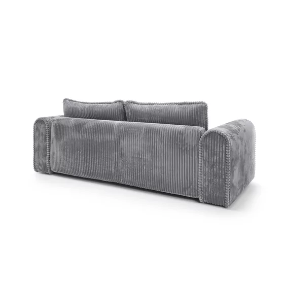 Canapea Extensibila Lil Buddy, 260x106x89 cm,  Stofa - Gri Metalic picture - 3