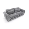 Canapea Extensibila Lil Buddy, 260x106x89 cm,  Stofa - Gri Metalic picture - 5