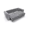 Canapea Extensibila Lil Buddy, 260x106x89 cm,  Stofa - Gri Metalic picture - 6
