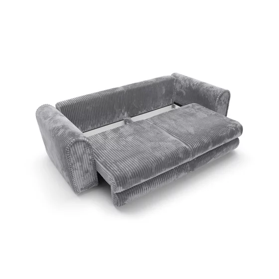 Canapea Extensibila Lil Buddy, 260x106x89 cm,  Stofa - Gri Metalic picture - 6