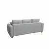 Canapea Extensibila London, 240x112x100 cm, Stofa Gri picture - 2