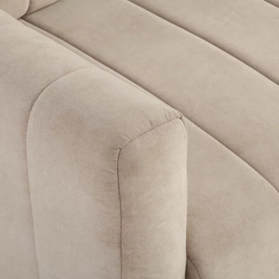 Canapea Extensibila Marion, 221x102x92 cm, Stofa Beige picture - 7