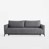 Canapea Extensibila Marion, 221x102x92 cm, Stofa Gri picture - 1