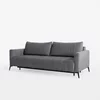 Canapea Extensibila Marion, 221x102x92 cm, Stofa Gri picture - 2