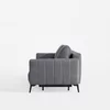 Canapea Extensibila Marion, 221x102x92 cm, Stofa Gri picture - 3