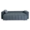 Canapea Extensibila Mauro, 3 Locuri, 236x97x70 cm, Stofa, Gri picture - 4