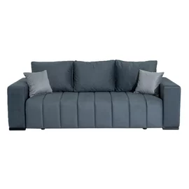 Canapea Extensibila Mauro, 3 Locuri, 236x97x70 cm, Stofa, Gri