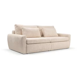 Canapea Extensibila Mevi Extra Large, 240x120x90 cm, Stofa Crem