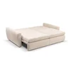 Canapea Extensibila Mevi Extra Large, 240x120x90 cm, Stofa Crem picture - 5