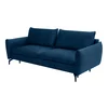 Canapea Extensibila Midori, 224x105x89, Stofa, Albastra picture - 4