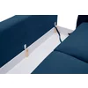 Canapea Extensibila Midori, 224x105x89, Stofa, Albastra picture - 5