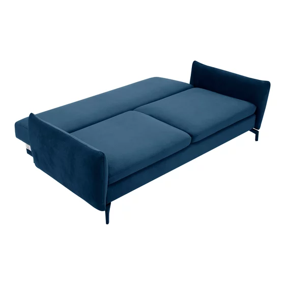 Canapea Extensibila Midori, 224x105x89, Stofa, Albastra picture - 2