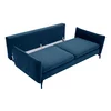Canapea Extensibila Midori, 224x105x89, Stofa, Albastra picture - 3