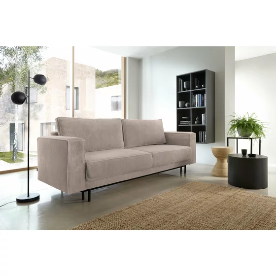 Canapea Extensibila Modo, 236x97x96 cm, Stofa, Beige picture - 1