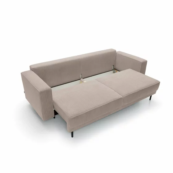 Canapea Extensibila Modo, 236x97x96 cm, Stofa, Beige picture - 4