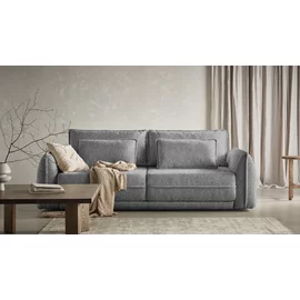 Canapea Extensibila Mojave, 253x120x74 cm, Stofa Modesto 486 - Gri