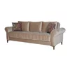 Canapea Extensibila Monza,  232x96x84 cm, Catifea, Beige picture - 2