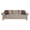 Canapea Extensibila Monza,  232x96x84 cm, Catifea, Beige picture - 1