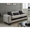 Canapea Extensibila Nero, 234x78x82 cm, Stofa Gri picture - 2
