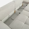 Canapea Extensibila Nube Big, 263x122x95 cm, Stofa Artico Beige Deschis picture - 9
