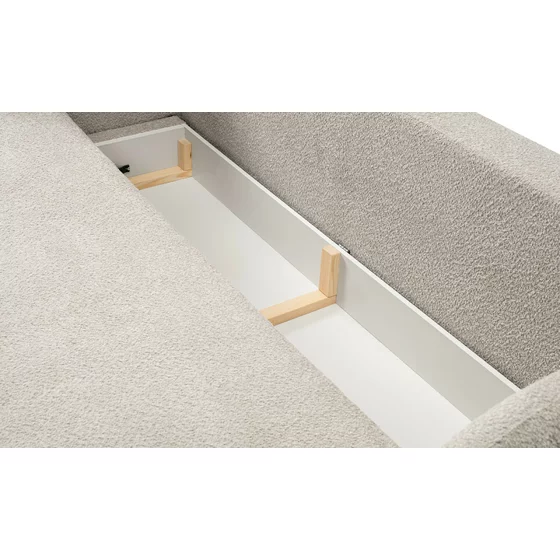 Canapea Extensibila Olio, 238x101x86.5 cm, Stofa - Beige picture - 8
