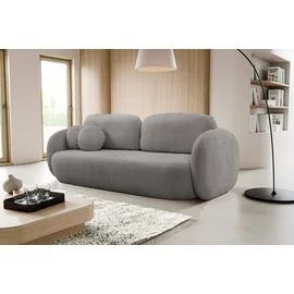 Canapea Extensibila Olio, 238x101x86.5 cm, Stofa - Gri Inchis