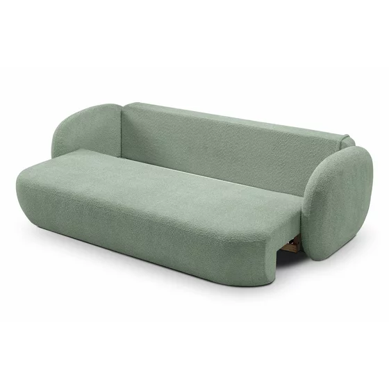 Canapea Extensibila Olio, 238x101x86.5 cm, Stofa - Verde Mint picture - 6