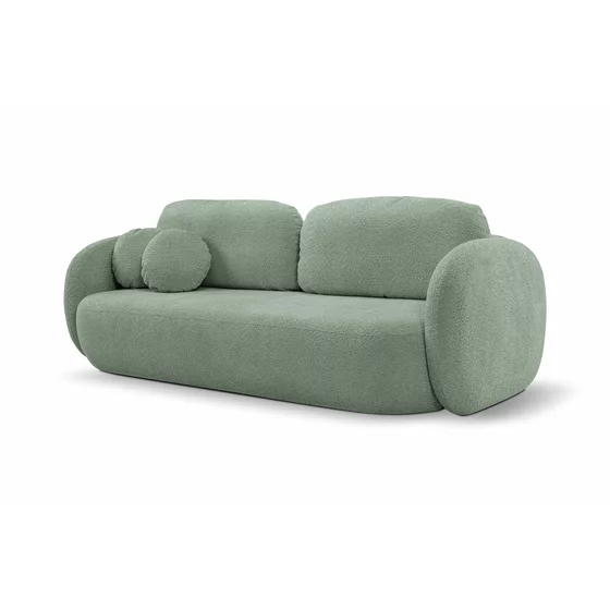 Canapea Extensibila Olio, 238x101x86.5 cm, Stofa - Verde Mint picture - 9