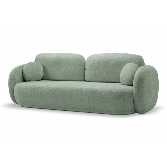 Canapea Extensibila Olio, 238x101x86.5 cm, Stofa - Verde Mint picture - 10