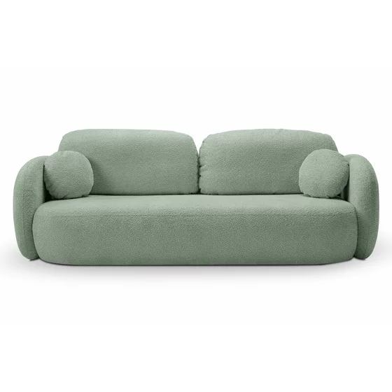 Canapea Extensibila Olio, 238x101x86.5 cm, Stofa - Verde Mint picture - 2
