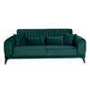 Canapea Extensibila Poema,  235x92x90 cm, Stofa, Verde picture - 1
