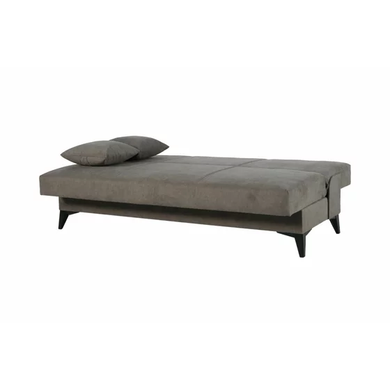 Canapea Extensibila Porta, 185x78x90 cm, Stofa, Maro picture - 4