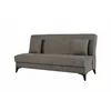 Canapea Extensibila Porta, 185x78x90 cm, Stofa, Maro picture - 2