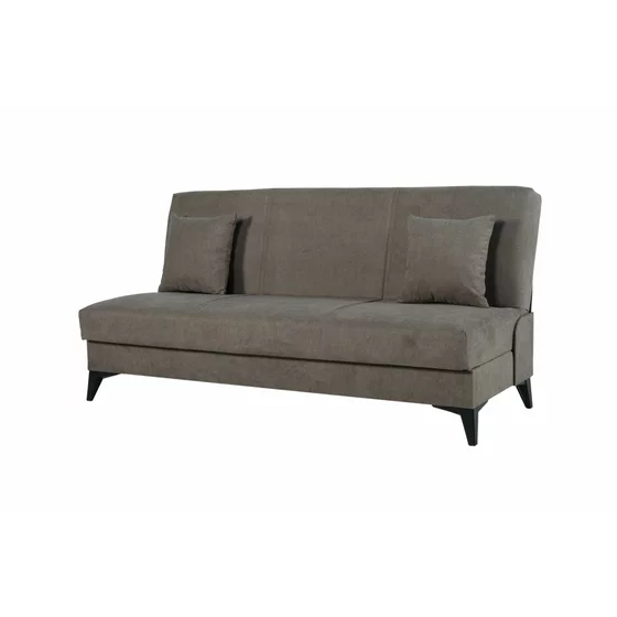 Canapea Extensibila Porta, 185x78x90 cm, Stofa, Maro picture - 2