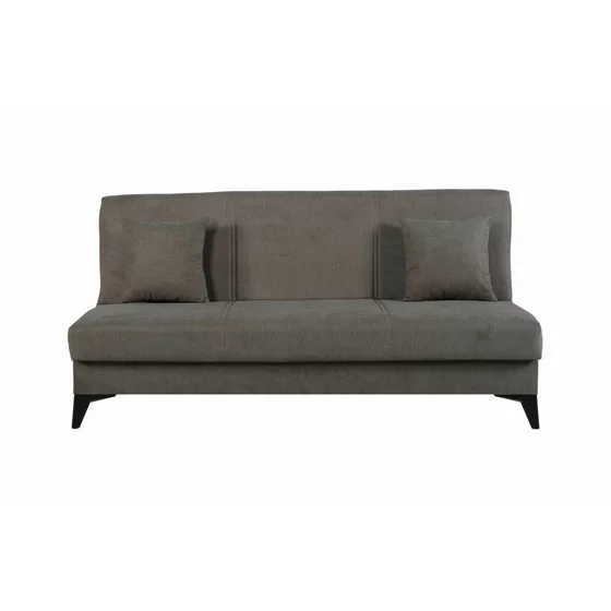 Canapea Extensibila Porta, 185x78x90 cm, Stofa, Maro picture - 1