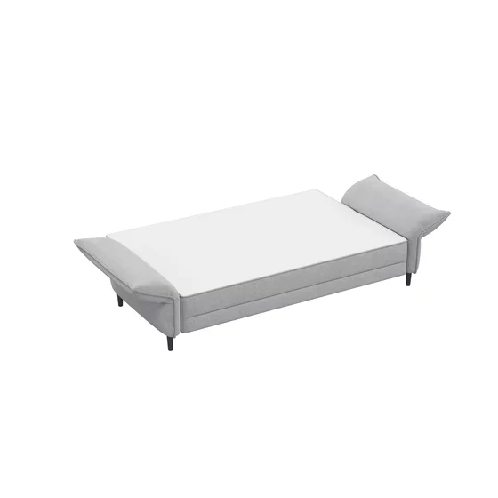 Canapea Extensibila Ravello, 217.5x86x85.5 cm, Stofa, Gri picture - 4