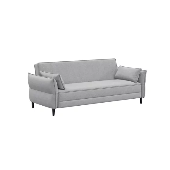 Canapea Extensibila Ravello, 217.5x86x85.5 cm, Stofa, Gri picture - 2