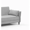 Canapea Extensibila Ravello, 217.5x86x85.5 cm, Stofa, Gri picture - 6
