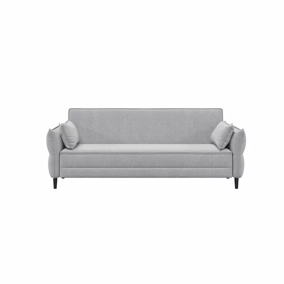 Canapea Extensibila Ravello, 217.5x86x85.5 cm, Stofa, Gri picture - 1