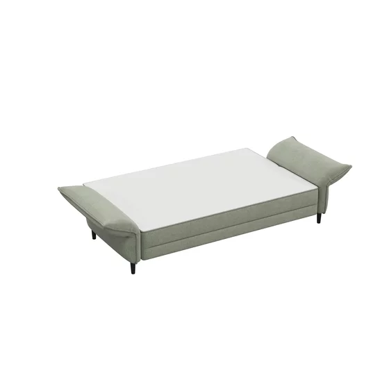 Canapea Extensibila Ravello, 217.5x86x85.5 cm, Stofa, Verde picture - 5