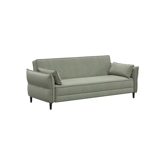 Canapea Extensibila Ravello, 217.5x86x85.5 cm, Stofa, Verde picture - 2