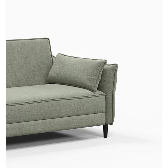 Canapea Extensibila Ravello, 217.5x86x85.5 cm, Stofa, Verde picture - 9