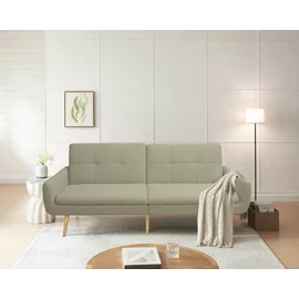 Canapea Extensibila SHAMVA, 210x98x86 cm, Stofa, Beige