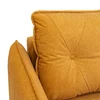 Canapea Extensibila Sofia, 226x100x94 cm, Stofa Cruse 524, Galbena picture - 5