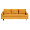 Canapea Extensibila Sofia, 226x100x94 cm, Stofa Cruse 524, Galbena picture - 1