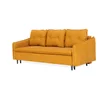 Canapea Extensibila Sofia, 226x100x94 cm, Stofa Cruse 524, Galbena picture - 4