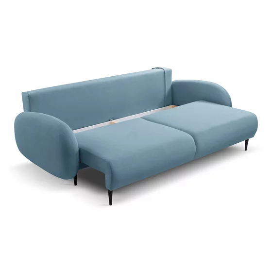 Canapea Extensibila Soft, 232x109x95 cm, Stofa - Albastra picture - 7